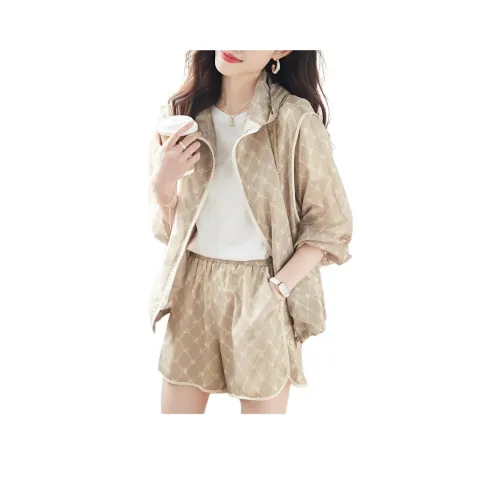 Mo Han Yi Mei Повседневный костюм женский светлый кофейный