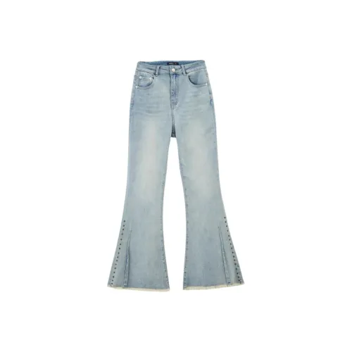 Three Blessings Джинсы Женские Джинсовый Светло-Синий