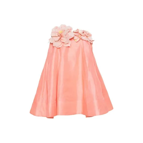 Zimmermann SS24 Без рукавов Платье Женское Кораллово-розовый