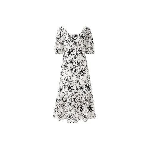 PEACEBIRD Женские Платья с Короткими Рукавами