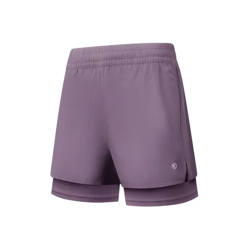 QIAODAN Повседневные шорты женские розово-фиолетовые