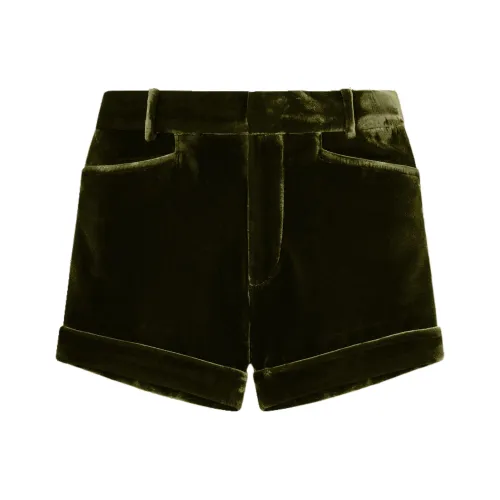 TOM FORD FW24 Повседневные шорты Женские Golden Olive