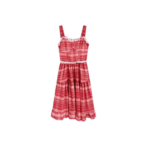 MINCOCROSEPEPPAR Slip Платье Женское Красное