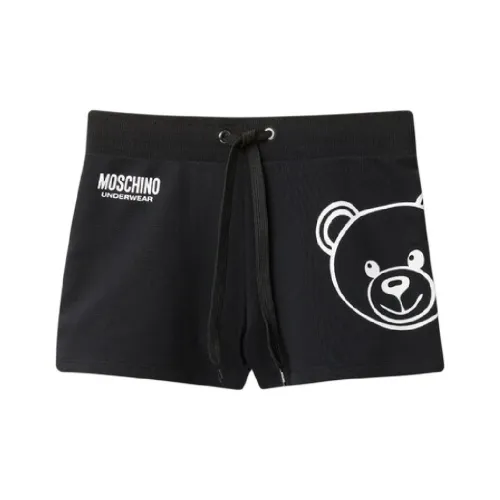 MOSCHINO Черные Женские Повседневные Шорты
