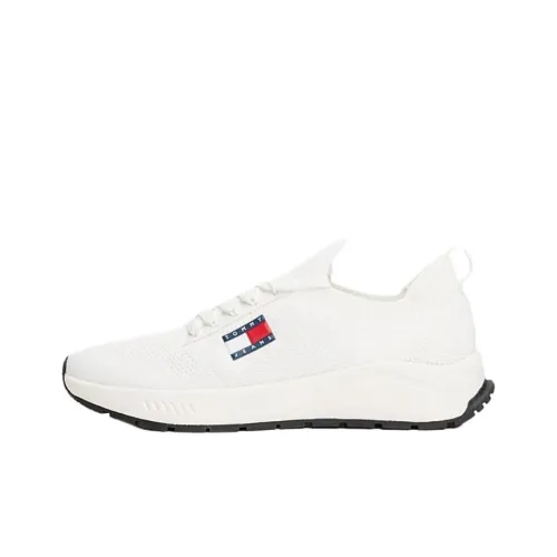 Tommy Hilfiger TRAINERS Низкий Топ Повседневная Обувь Мужская Белая