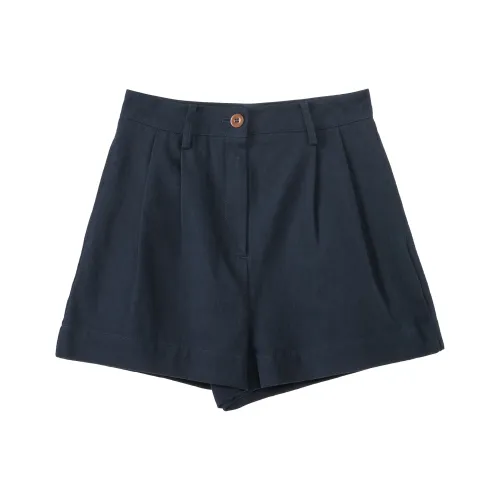 Fstudio Повседневные шорты женские темно-синие