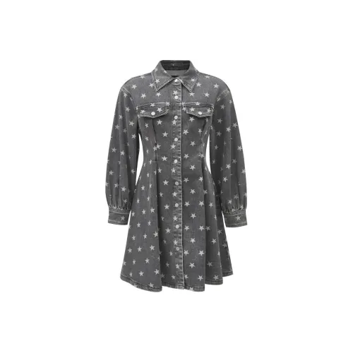 ONLY Длинное платье с длинными рукавами женское