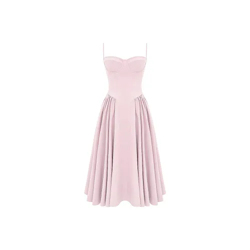 HOUSE OF CB SAMARIA Slip Платье Женское Розовый Розовый