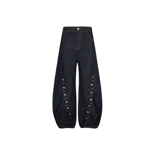 WAYHWEI Синие Женские Джинсы