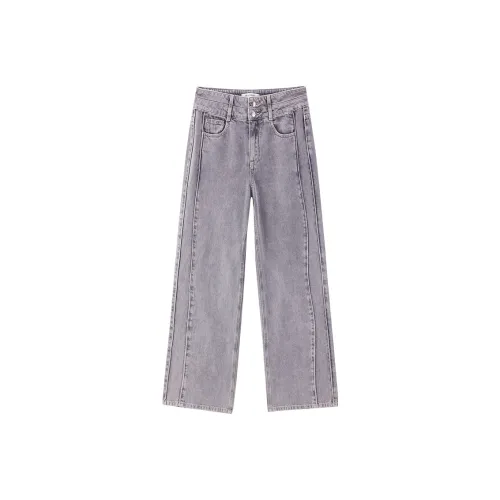 PEACEBIRD Фиолетовые Женские Джинсы