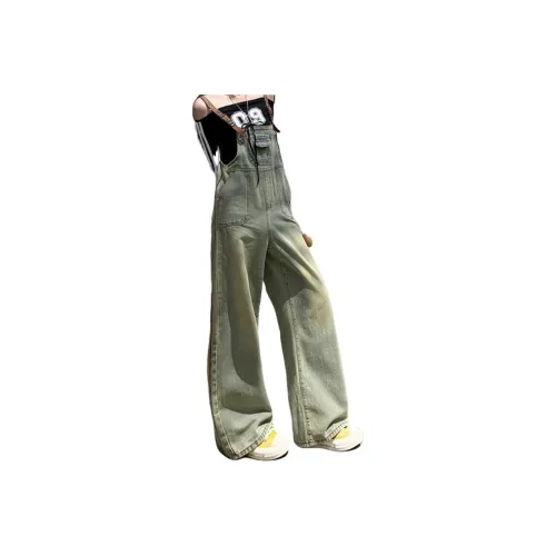 ZXZA Комбинезоны Женские Желтый Грязь