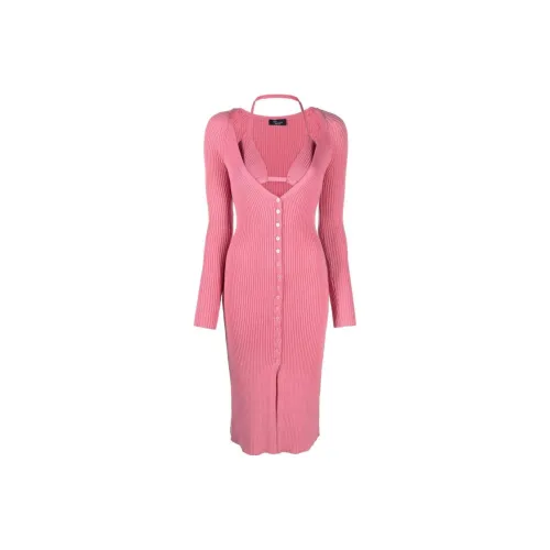 Blumarine SS23 Длинное платье с длинными рукавами женское