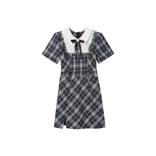 EIDOLON GRAIN Короткий рукав Платье Женское