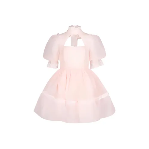 Selkie Коллекция Короткий рукав Платье Женское Milkshake Berry