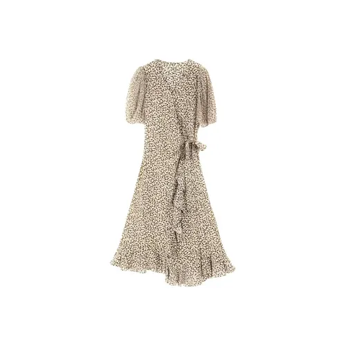 Pumpkin Valley Короткий рукав платье женское Spring Blossoms In Mianya