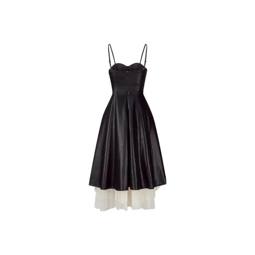 Girly Fancy Club Slip Платье Женское Черное