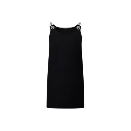 LOUIS VUITTON Без рукавов Платье Женское Черное