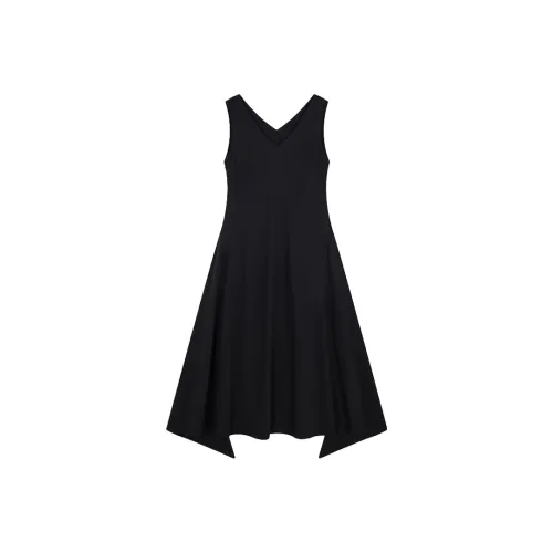 THE SEA LIFE Без рукавов Платье Женское Черный маг