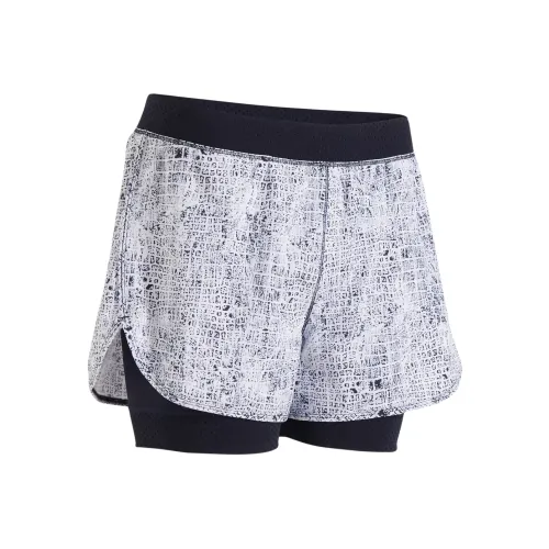 DECATHLON DOMYOS 2INI Фитнес КАРДИО Шорты Повседневные шорты Женские Белый Синий Черный