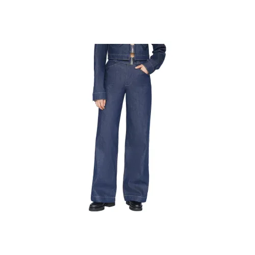 Рамка Синий Женские Джинсы