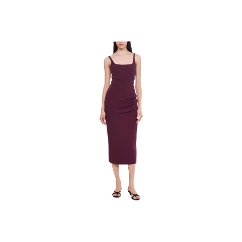 BEC+BRIDGE Slip Платье Женское Темный сливовый