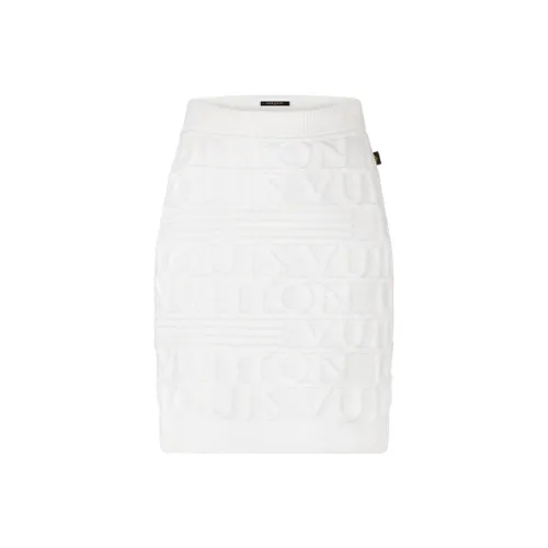 LOUIS VUITTON Новые ежеквартальные продукты LV Повседневные короткие юбки Женские Белые