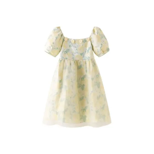 SECFLY OFFICIAL Короткий рукав Платье Женское Абрикосовое