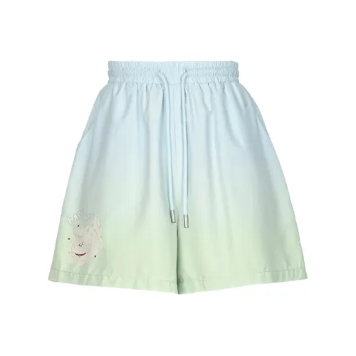 Snbl Бирюзовые Женские Повседневные Шорты