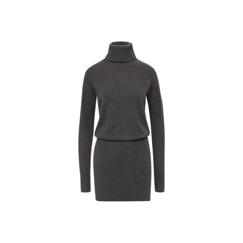 Veronica Beard Длинное платье с длинными рукавами женское угольно-серый