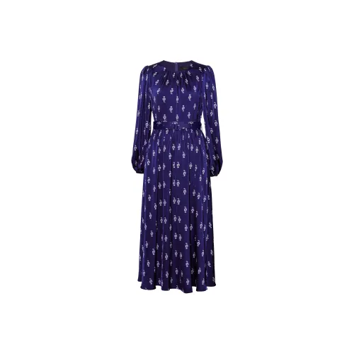 ROEYSHOUSE Длинное платье с длинными рукавами женское многоцветное