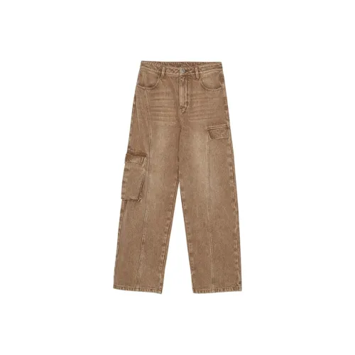 UNIDES X UX Карго Брюки Женские CAMEL