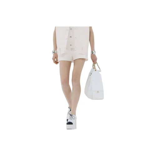 CHANEL 25S Весенне-летняя коллекция Повседневные шорты Женские Белые