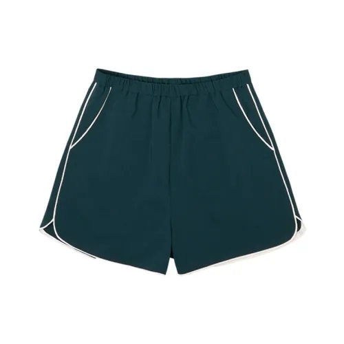 SIYAZU Повседневные шорты женские темно-зеленый
