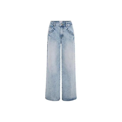 WITH JEAN SS24 Алекс Джинсы Женские Светлый Средний Стираемые