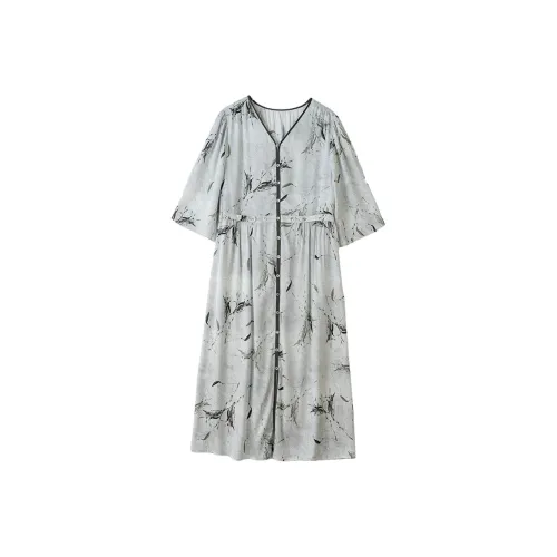 Kele Coco Короткий рукав Платье Женское Асфальт Серый