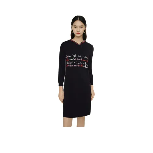 JZ. ANNAKRO Цветочный Темно-Синий Женский