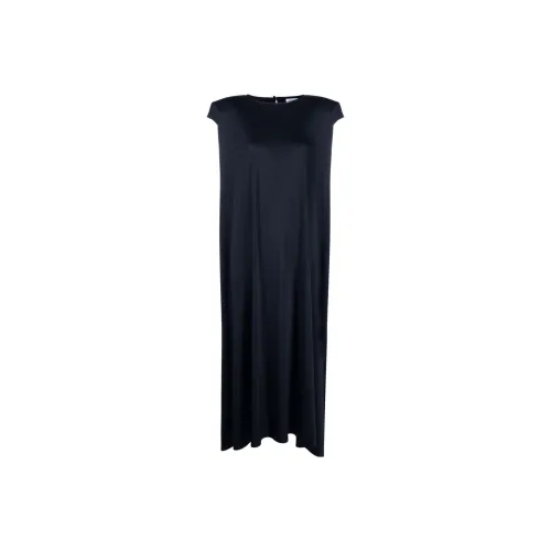 Vetements Черное женское платье без рукавов