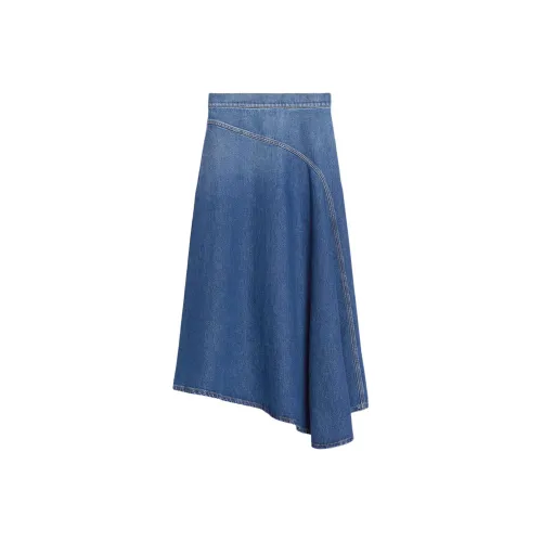 WEEKEND MaxMara Синие Женские Джинсовые Длинные Юбки