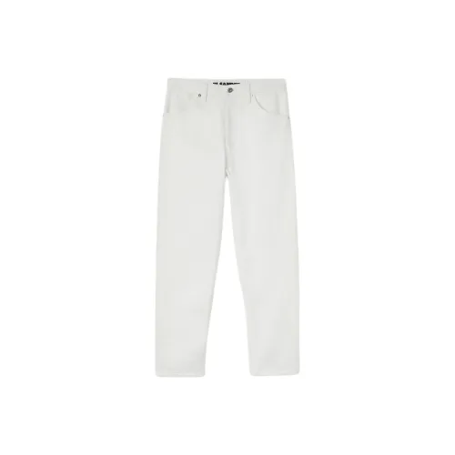 JIL SANDER Белые Женские Джинсы
