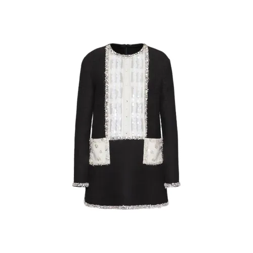 Valentino SS23 Длинное платье с длинными рукавами женское