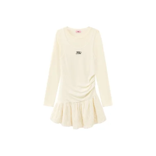 CHUU Длинное платье с длинными рукавами женское