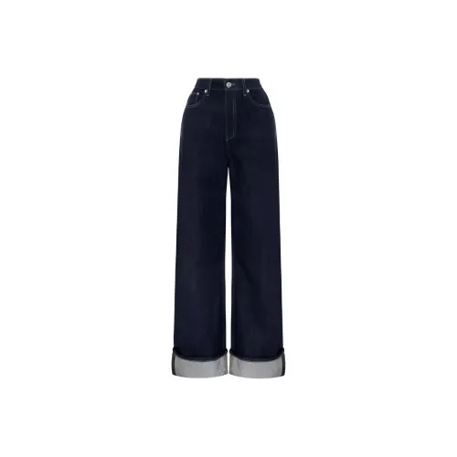 Ksubi Mad WORLD Series FW24 Джинсы Женские Темный Индиго