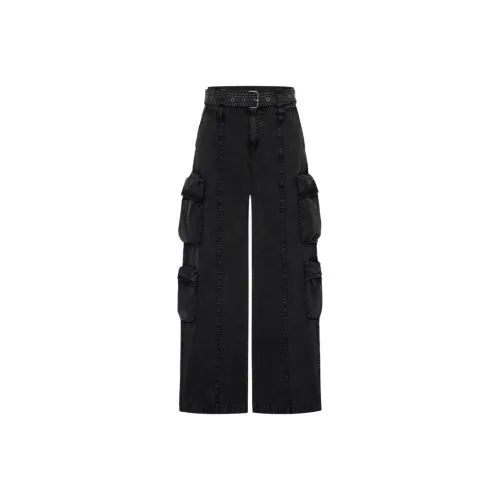 MOCO Джинсы Женские Бамбуковый Уголь Черный