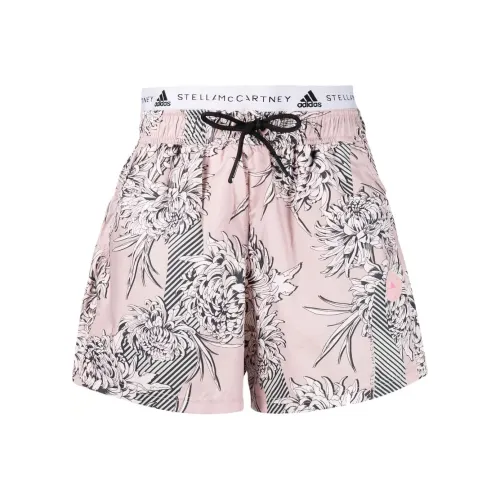 Adidas Stella McCartney Collaboration FuturePlayground Printed Повседневные шорты Женские Светло-розовые