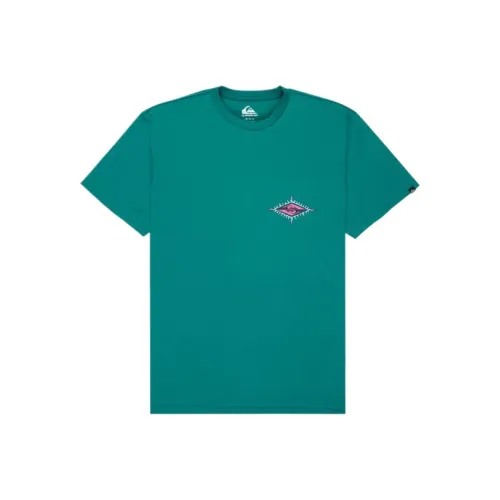 Quiksilver EV Beach Blast T Рубашка Мужская Бирюзовая