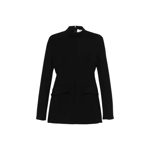 СпортМа FW24 Длинное платье с длинным рукавом женское черное