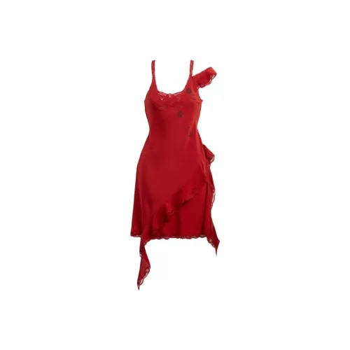 COACH Женские Слиплатья Красного Цвета