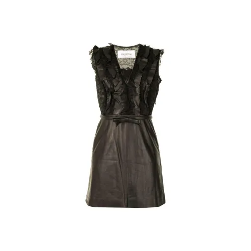 Valentino Без рукавов Платье Женское Черное