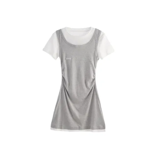 ABBY GODDESS Платье Женское Серое