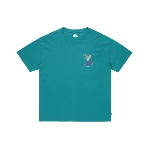 Quiksilver Зеленые Мужские Футболки